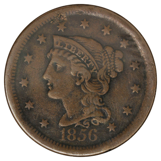 1856 USA Cent (Bent)
