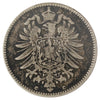 Germany 1875C 1 Mark Extra Fine (EF40) Toned