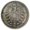 Germany 1881E 1 Mark Extra Fine (EF40) Impaired