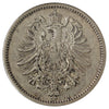Germany 1886A 1 Mark Extra Fine (EF40) Scratched