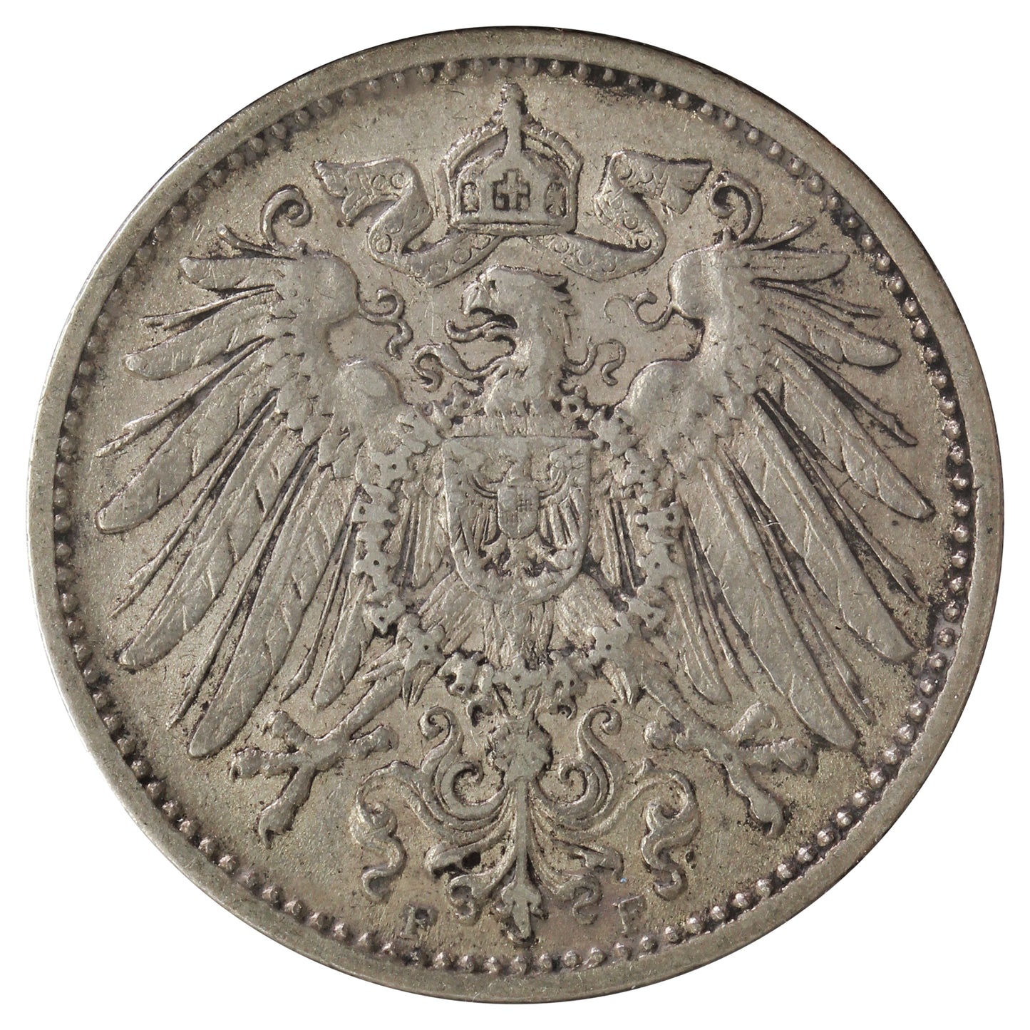 Germany 1899F 1 Mark EF-AU (EF45) Scratched