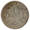 Germany 1907J 1 Mark VF-EF (VF30) Scratched