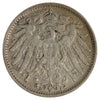 Germany 1907J 1 Mark VF-EF (VF30) Scratched