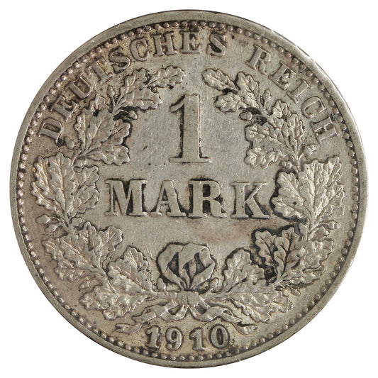 Germany 1910G 1 Mark Extra Fine (EF40) Toned