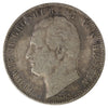 German States 1841 Hesse Darmstadt 1/2 Gulden F-VF (F15) Scratched