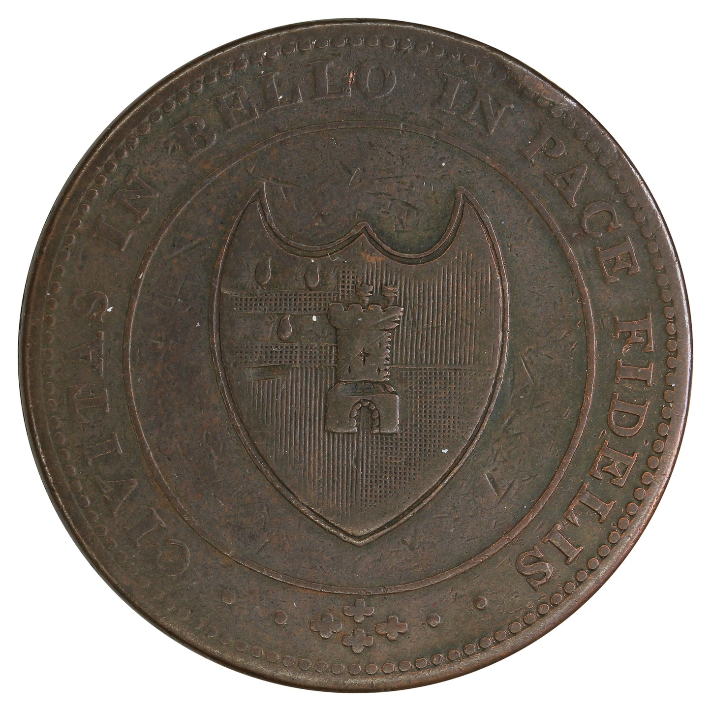 Great Britain 1811 Worcestershire-Worcester/City and County Penny Token Very Fine (VF20)