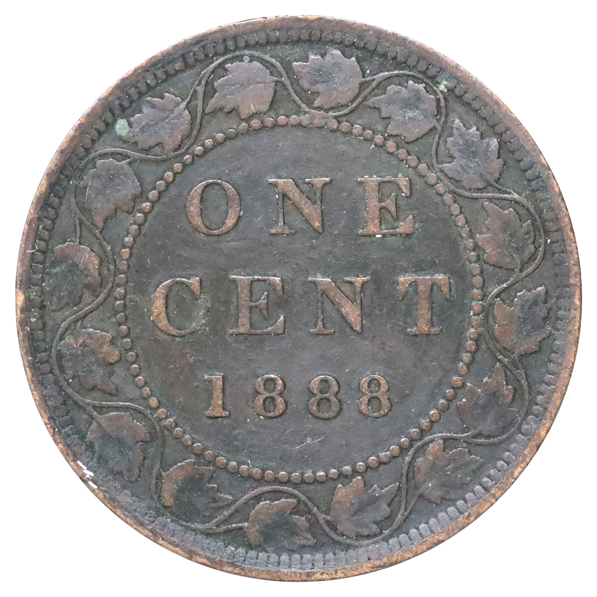 1888 Canada 1-cent VG-F (VG10) Scratched, marks, or impaired