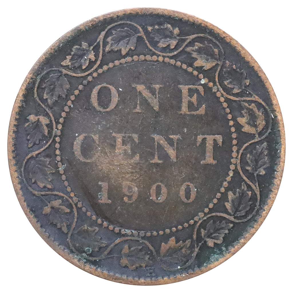 1900H Canada 1-cent VG-F (VG10) Scratched, marks, or impaired