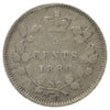 1880H Obv. 3 Canada 5-cents G-VG (G6) Scratched, marks, or impaired