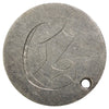 Love Token on 1858 Canada 10-Cents VF-EF (VF30) Impaired