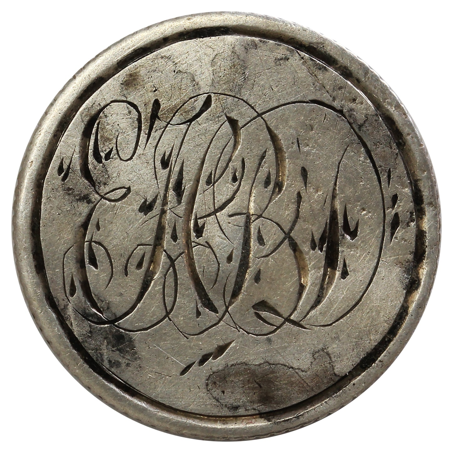Love Token on Canada Victorian 10-Cents