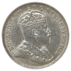 1909 Round Leaves Canada 5-cents Almost Uncirculated (AU50) Scratched, marks, or impaired