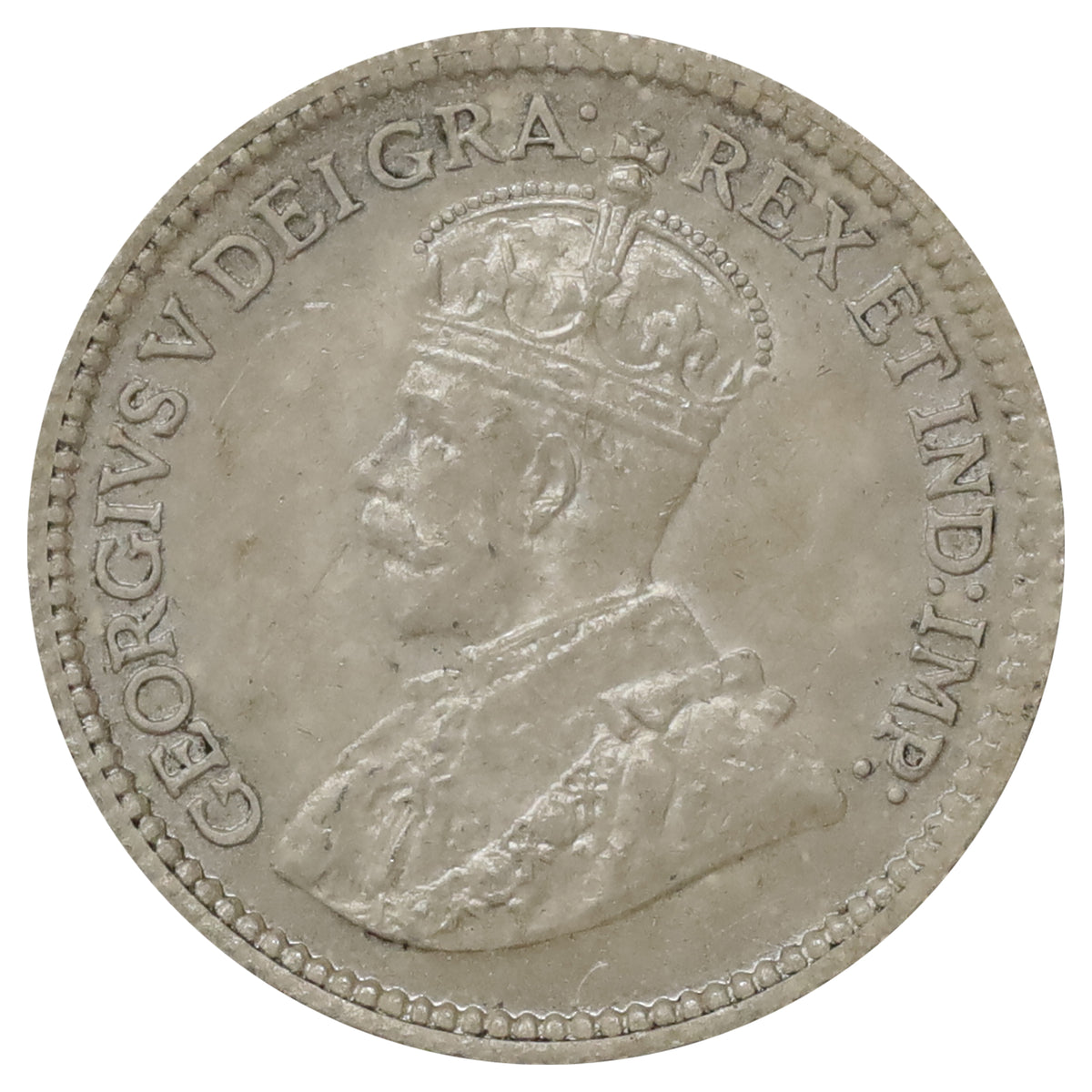 1912 Canada 5-cents UNC+ (MS62) Scratched, marks, or impaired