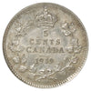 1919 Canada 5-cents AU-UNC (AU55) Scratched, marks, or impaired