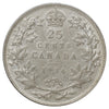 1934 Canada 25-cents VF-EF (VF30) Scratched, marks, or impaired