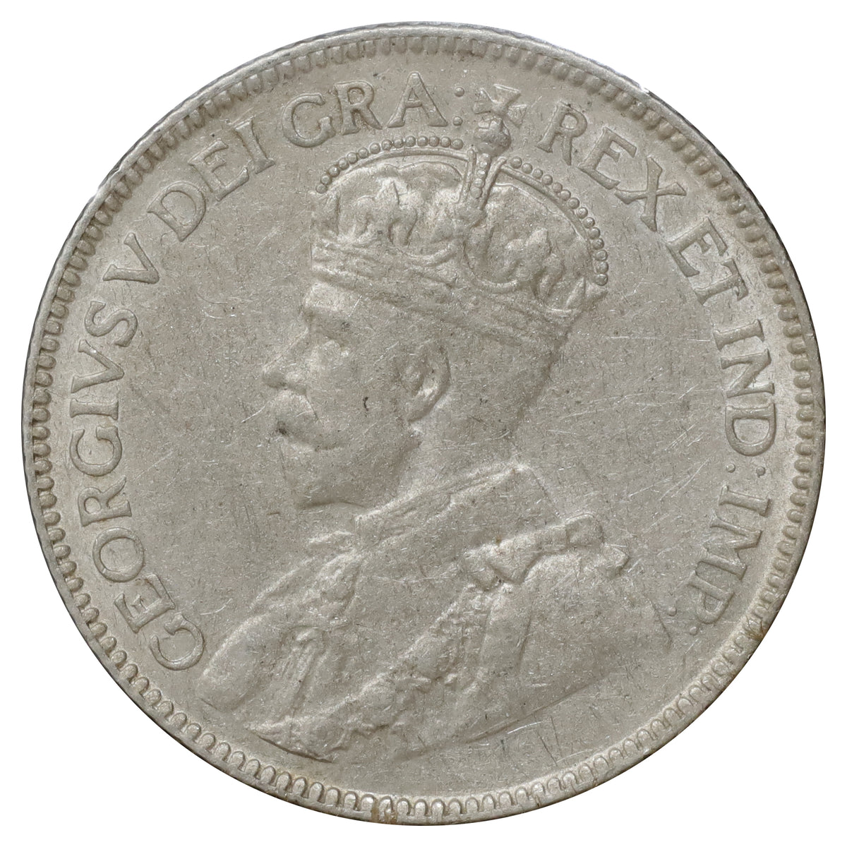 1934 Canada 25-cents VF-EF (VF30) Scratched, marks, or impaired