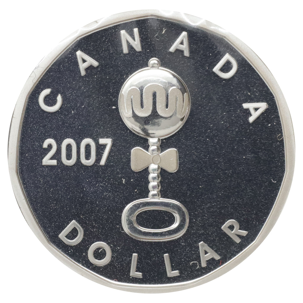 2007 Canada Baby Sterling Silver Dollar Proof (Scratched, marks, or impaired)