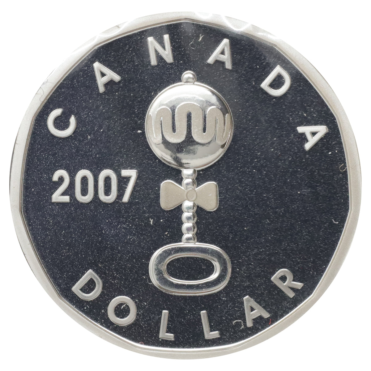 2007 Canada Baby Sterling Silver Dollar Proof (Scratched, marks, or impaired)