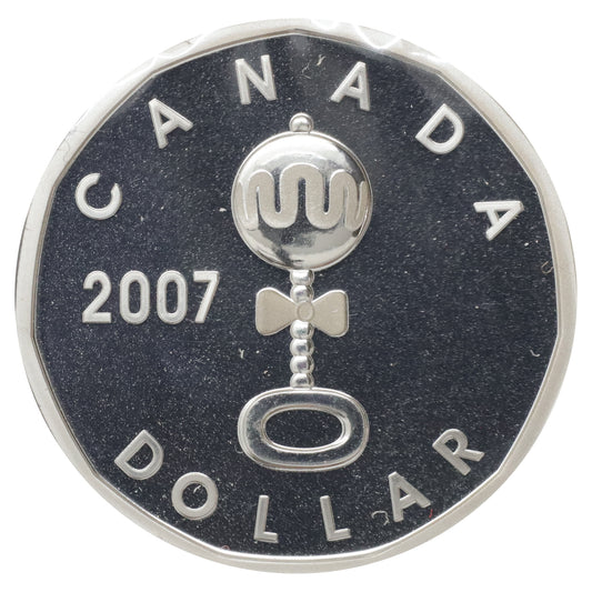 2007 Canada Baby Sterling Silver Dollar Proof (Scratched, marks, or impaired)