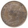 1861 Large Bud Nova Scotia 1-cent AU-UNC (AU55) Scratched, marks, or impaired