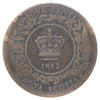 1862 Nova Scotia 1-cent Good (G4) Scratched, marks, or impaired