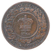 1864 Nova Scotia 1-cent VG-F (VG10) Scratched, marks, or impaired