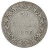 1870 Newfoundland 20-cents Good (G4) Scratched, marks, or impaired