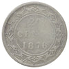 1876H Newfoundland 20-cents Very Good (VG8) Scratched, marks, or impaired