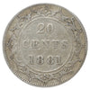 1881 Newfoundland 20-cents F-VF (F15) Scratched, marks, or impaired