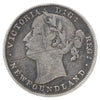 1885 Newfoundland 20-cents Fine (F12) Scratched, marks, or impaired
