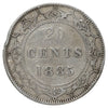 1885 Newfoundland 20-cents Very Fine (VF20) Scratched, marks, or impaired