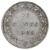 1885 Newfoundland 20-cents VG-F (VG10) Scratched, marks, or impaired