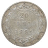 1894 Obv. 2 Newfoundland 20-cents G-VG (G6) Scratched, marks, or impaired