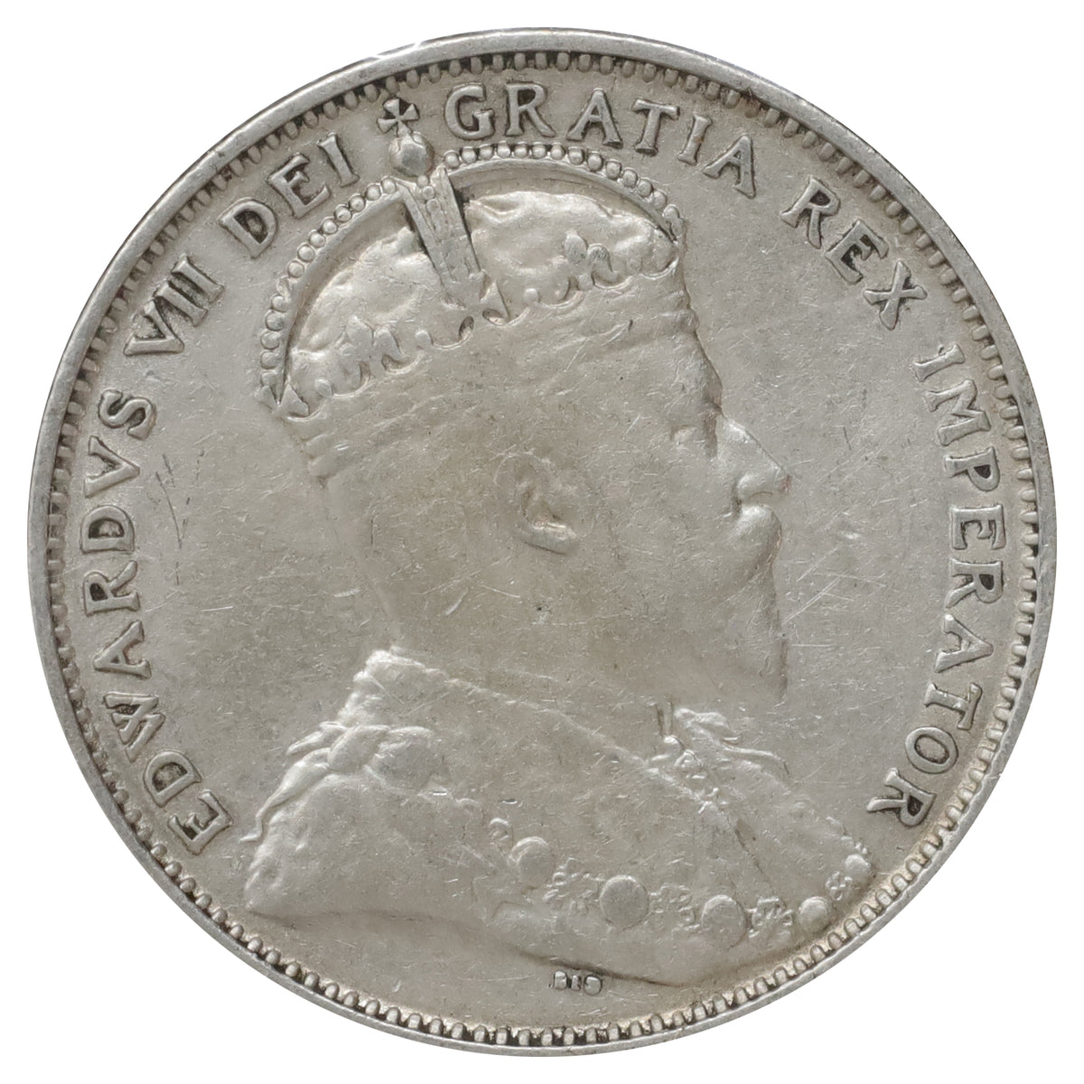1904 Newfoundland 20-cents F-VF (F15) Scratched, marks, or impaired