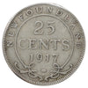 1917C Newfoundland 25-cents VG-F (VG10) Scratched, marks, or impaired