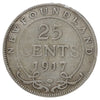1917C Newfoundland 25-cents G-VG (G6) Scratched, marks, or impaired