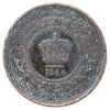 1864 Short 6 New Brunswick 1-cent VF-EF (VF30) Scratched, marks, or impaired