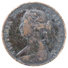 1864 Short 6 New Brunswick 1-cent VF-EF (VF30) Scratched, marks, or impaired
