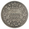 1864 New Brunswick 20-cents VG-F (VG10) Scratched, marks, or impaired