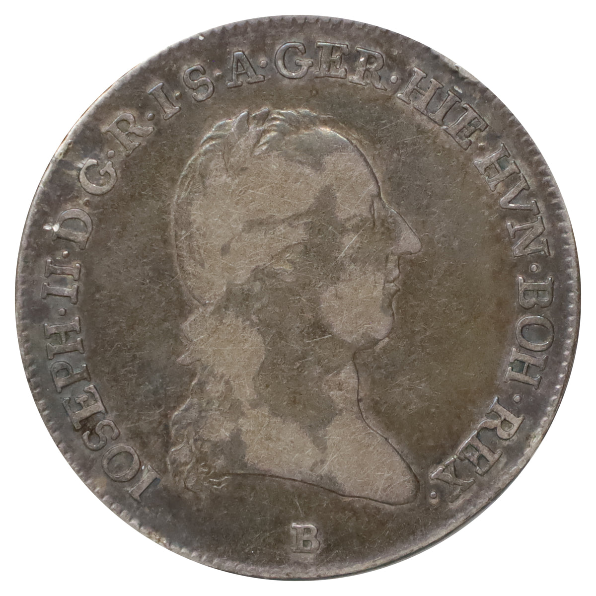 Austrian Netherlands 1789 Joseph II 1/2 Kronenthaler (DOD)