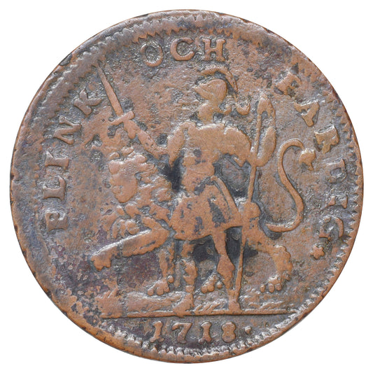 Sweden 1718 Charles XII 1 Daler (DOD)