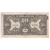 China 1923 10 Dollar Note, Pick #176e, VF-EF (damaged or writing)