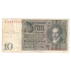 Germany 1929-1936 Third Reich 10 Deutsche Mark Note, Pick #180 (DOP)