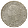 1875H Small Date Canada 5-cents Very Fine (VF20) Scratched, marks, or impaired