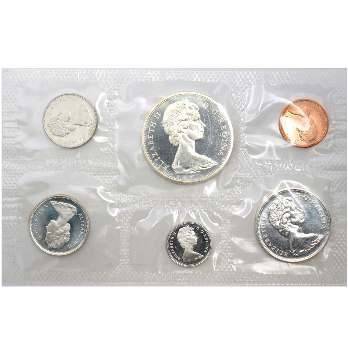 1964 Canada No Dot Variety Proof Like Set