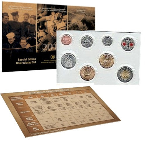 2010 Canada Special Edition (16-Serration) Uncirculated Proof Like Set