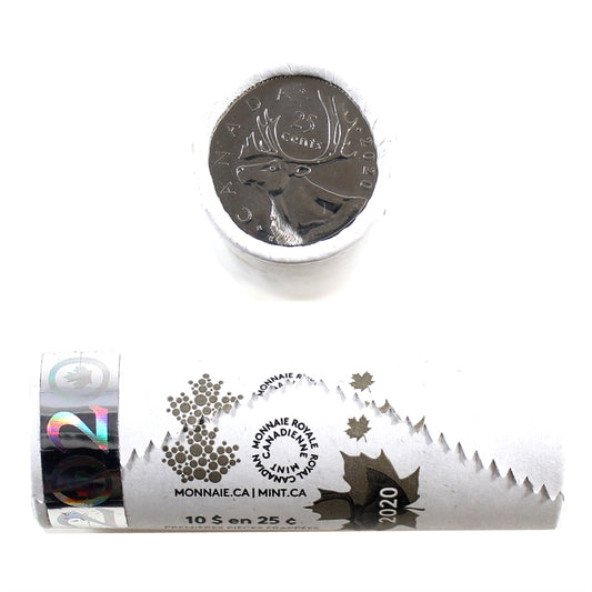 2020 Canada 25-cent Special Wrap Original Roll of 40pcs