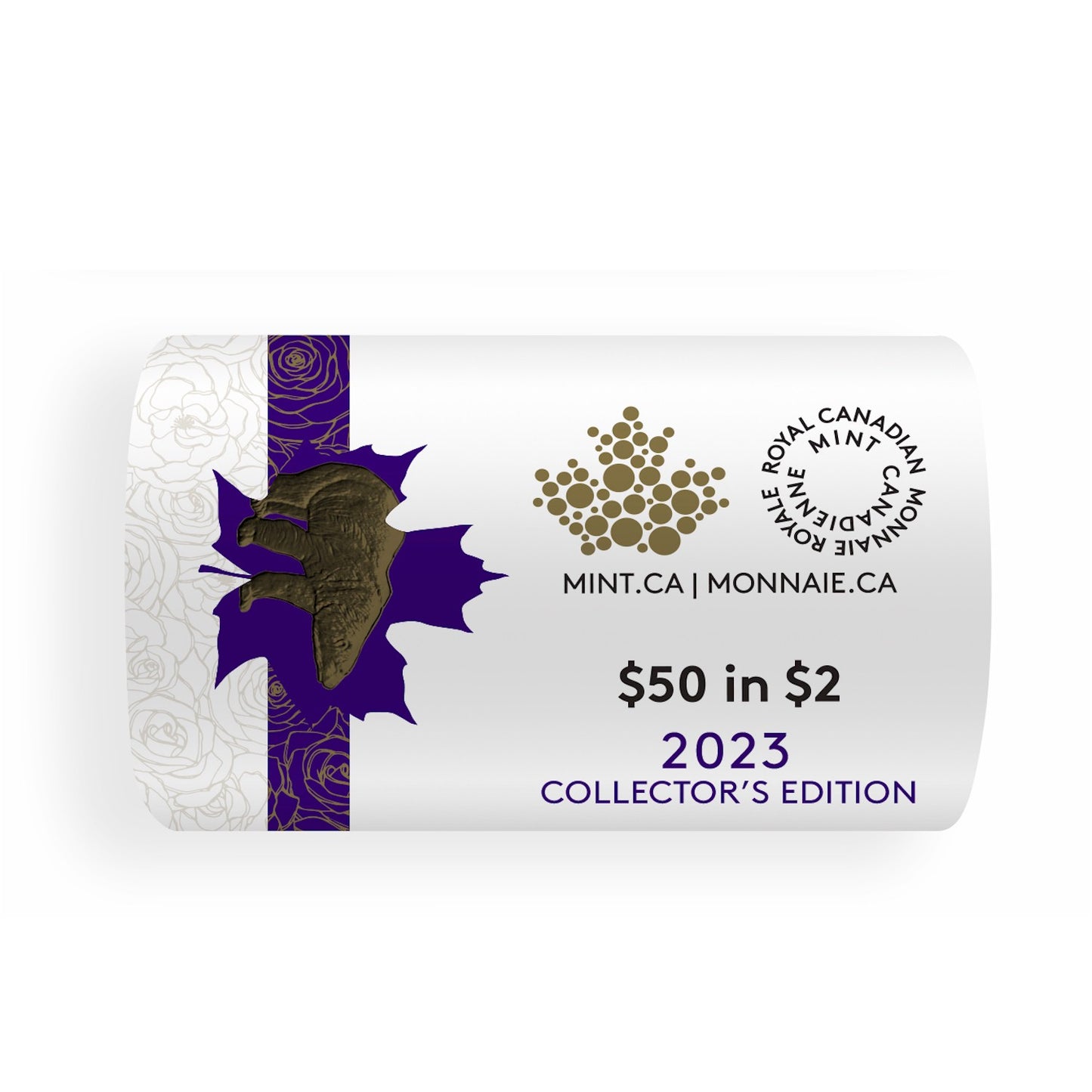 2023 Canada $2 QEII Collector's Edition Special Wrapped Roll of 25pcs