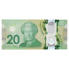 BC-74-N1-iii 2015 Canada $20 Wilkins-Poloz, 3 Digit RADAR FWT7673767, EF