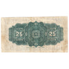 DC-15a-E25a-i 1900 Dominion 25-cent Shinplaster, Courtney, Cut off Size, VF